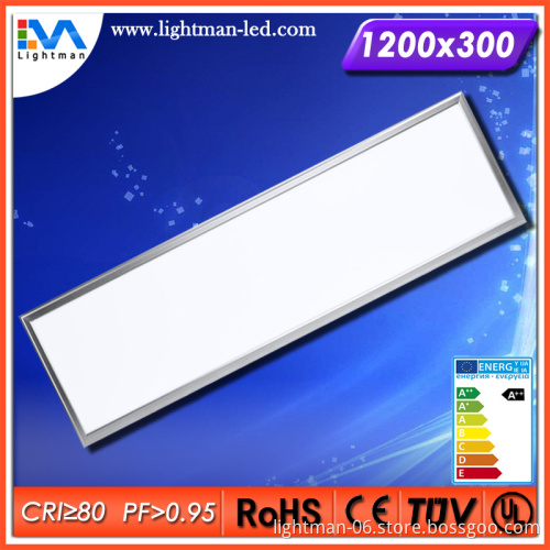 IP54 IP Rating Ra80 72w 1200x300 led flat panel lighting